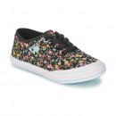 Paris Le Coq Sportif Grandville Cvo Flowers Ps Noir / Multicolore Chaussures Baskets Basses Enfant